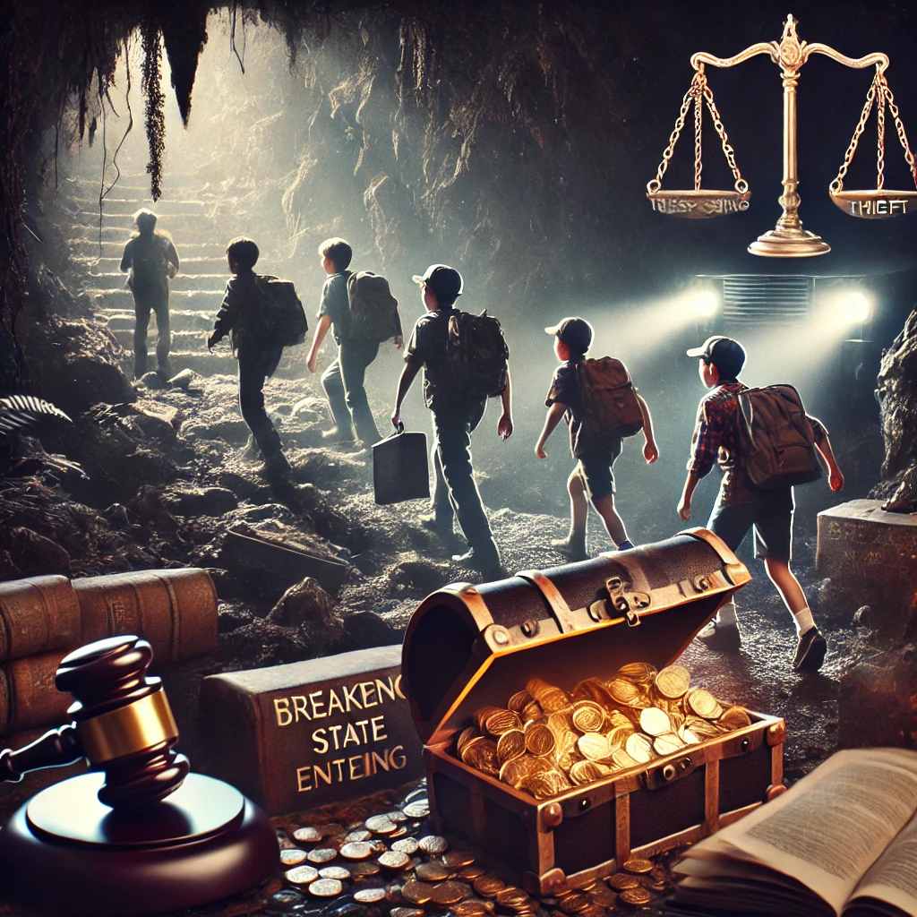 Goonies crimes Washington law analysis of Fratelli family