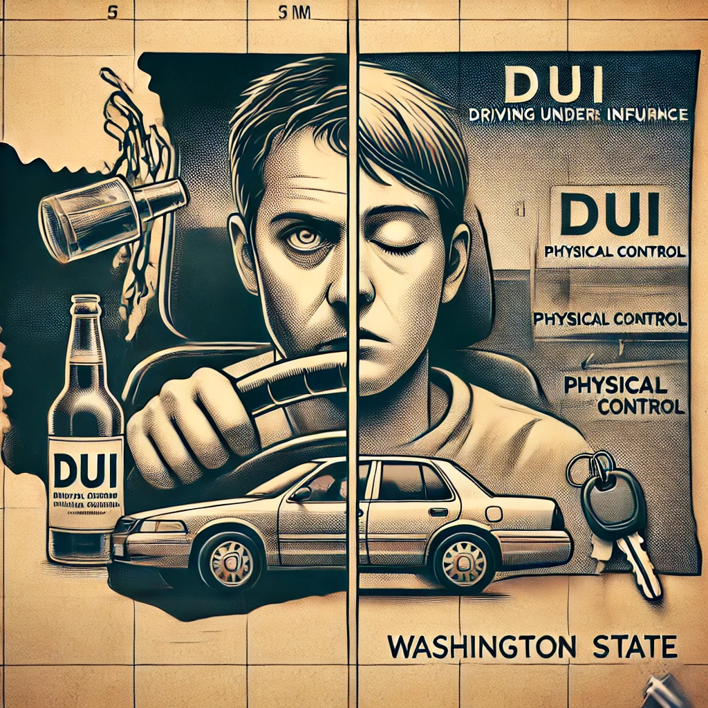 DUI vs Physical Control Washington legal differences