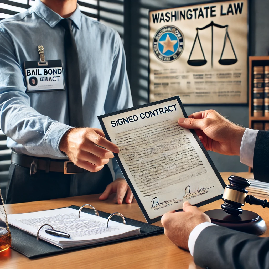 RCW 18.185.270 bail bond recovery contract requirements in Washington