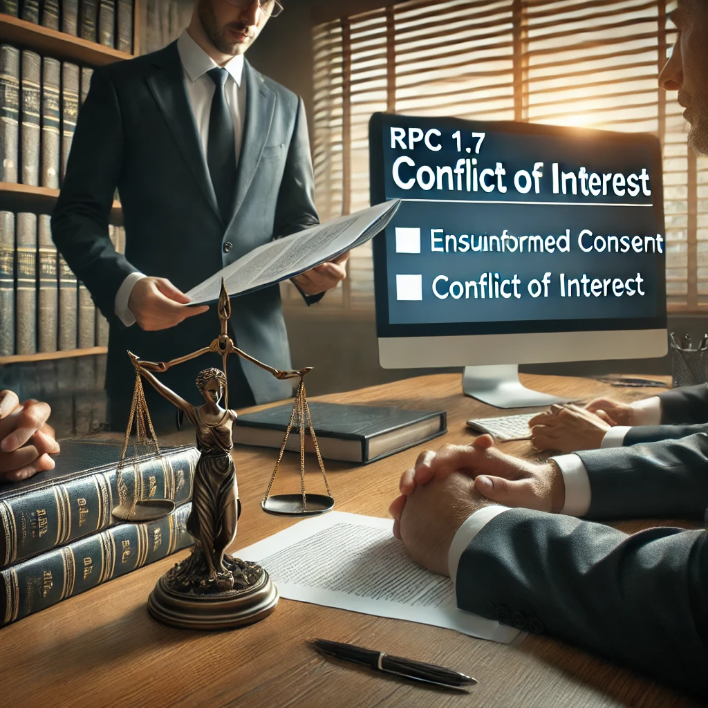 RPC 1.7 conflict of interest Washington lawyer ethics