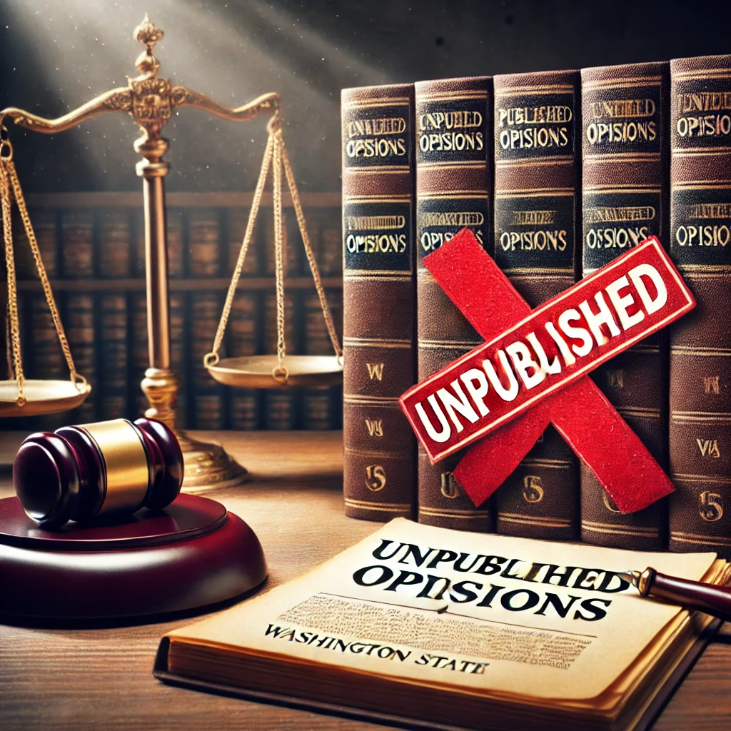 Unpublished Opinions and Court Rules in Washington State