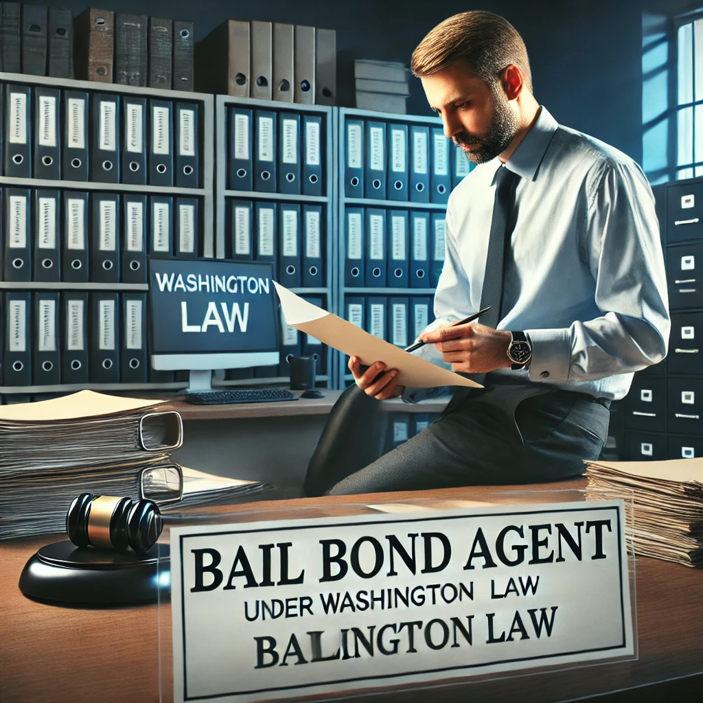 Qualified Agent Managing Bail Bond Transactions in a Professional Office
