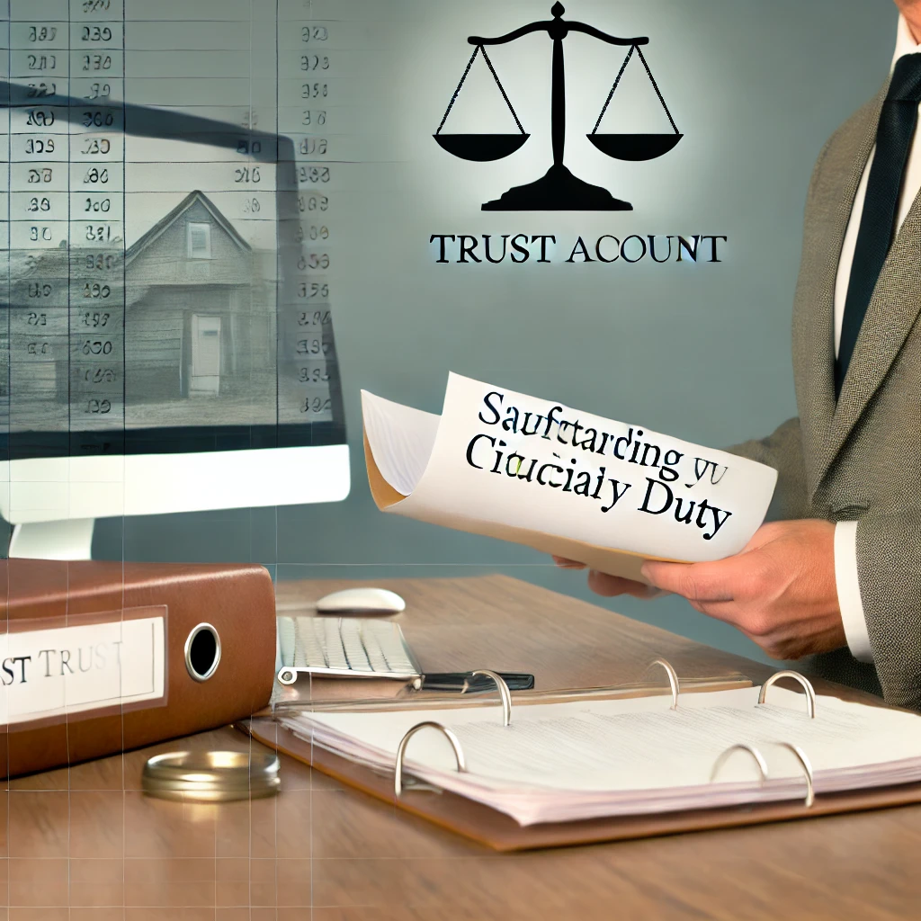 Attorney managing RPC 1.15A trust accounts for client funds